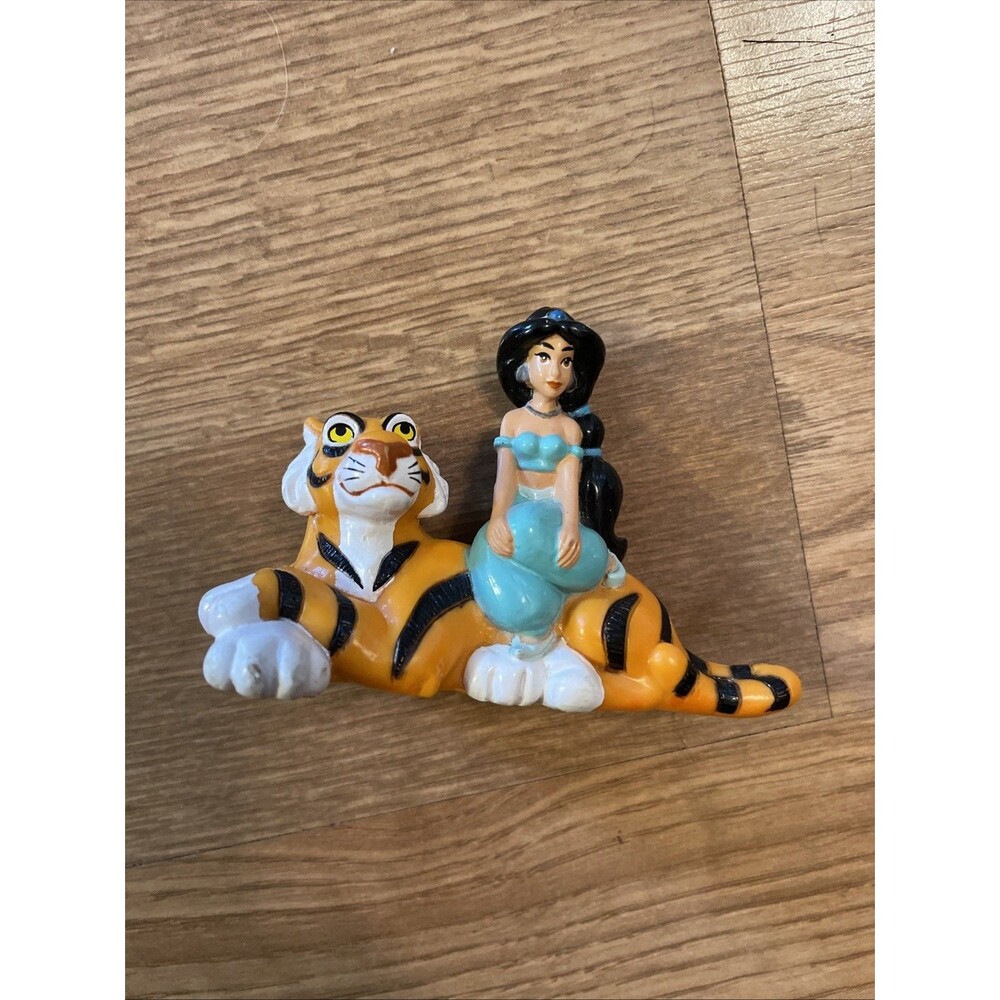 Aladdin PRINCESS JASMINE & RAJAH Mattel 1992 Vintage Disney Figure Cake Topper - Picture 6 of 8